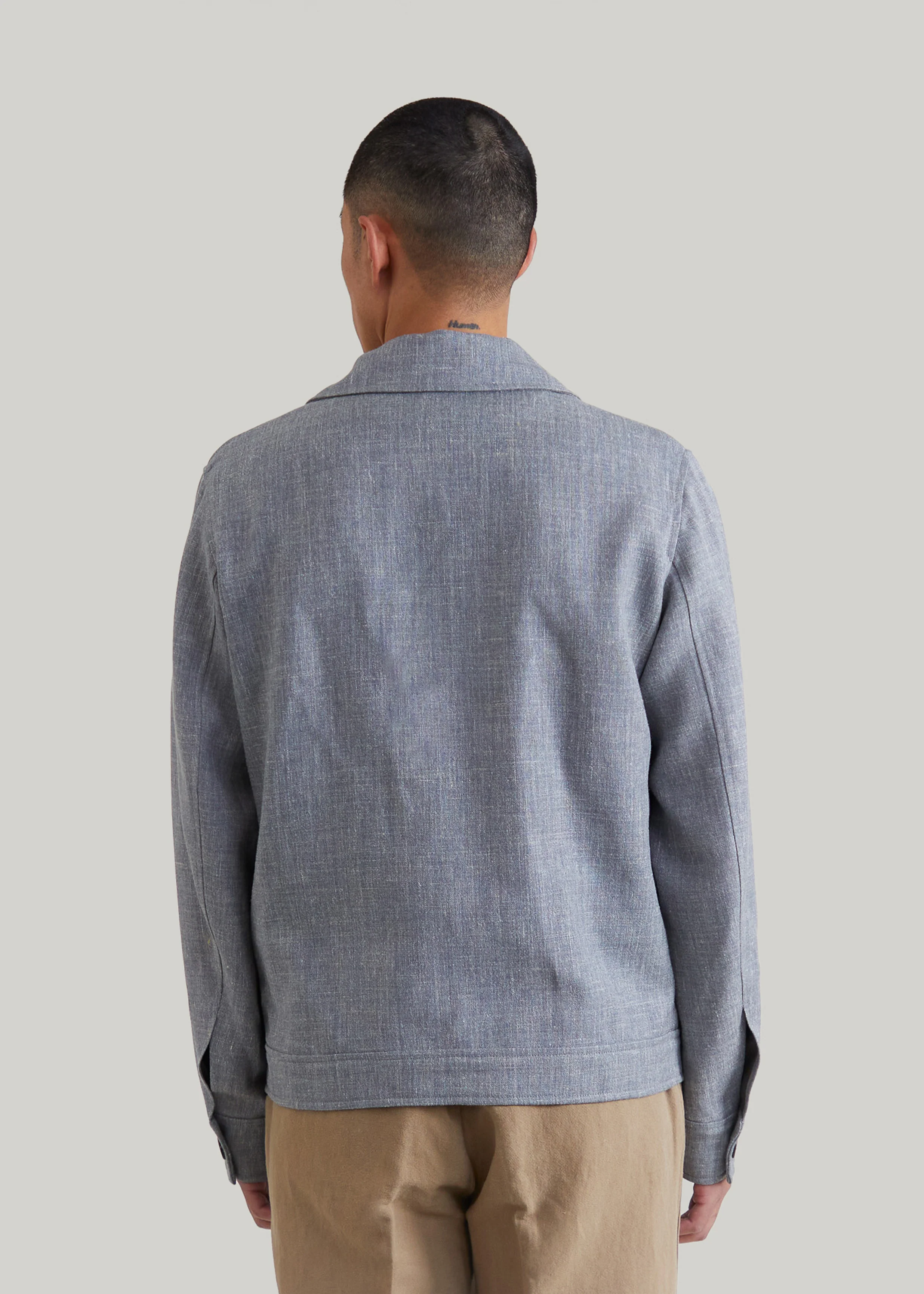 Blouson Alserio gris-bleu - Image 3