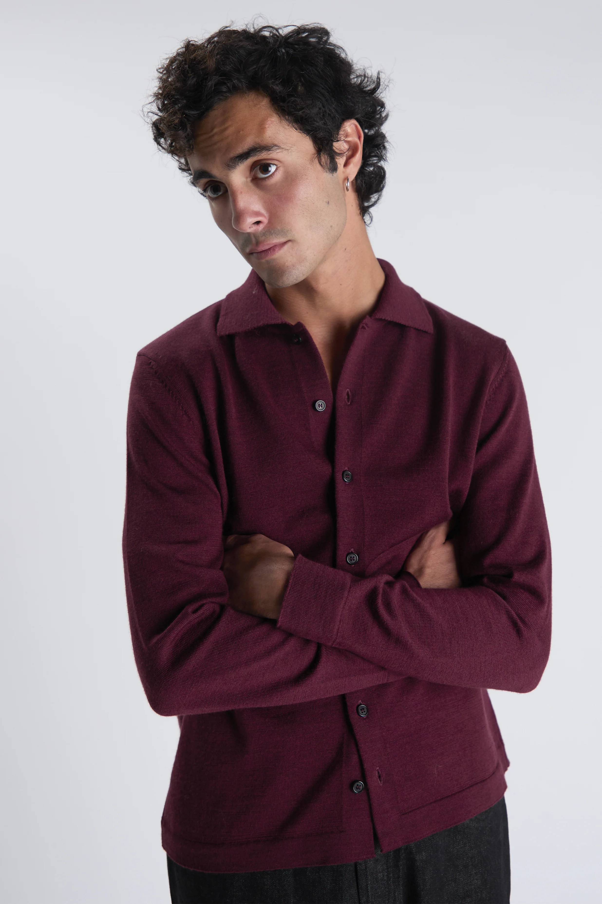 Cardigan Bomera bordeaux