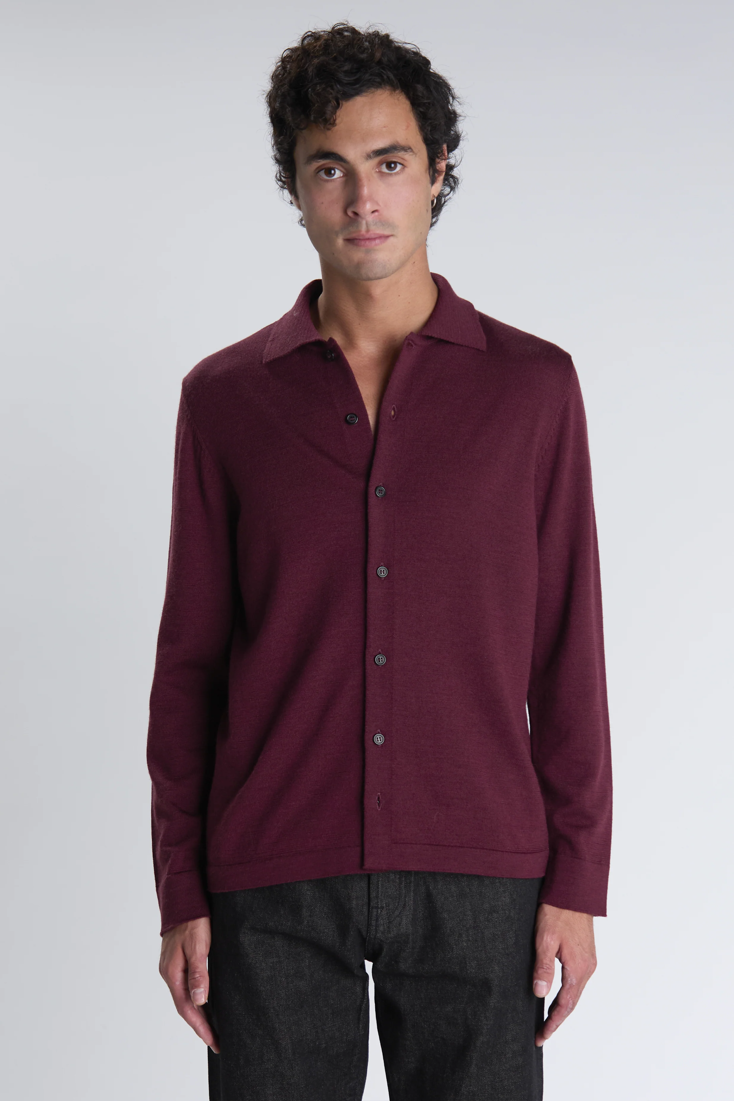 Cardigan Bomera bordeaux - Image 2