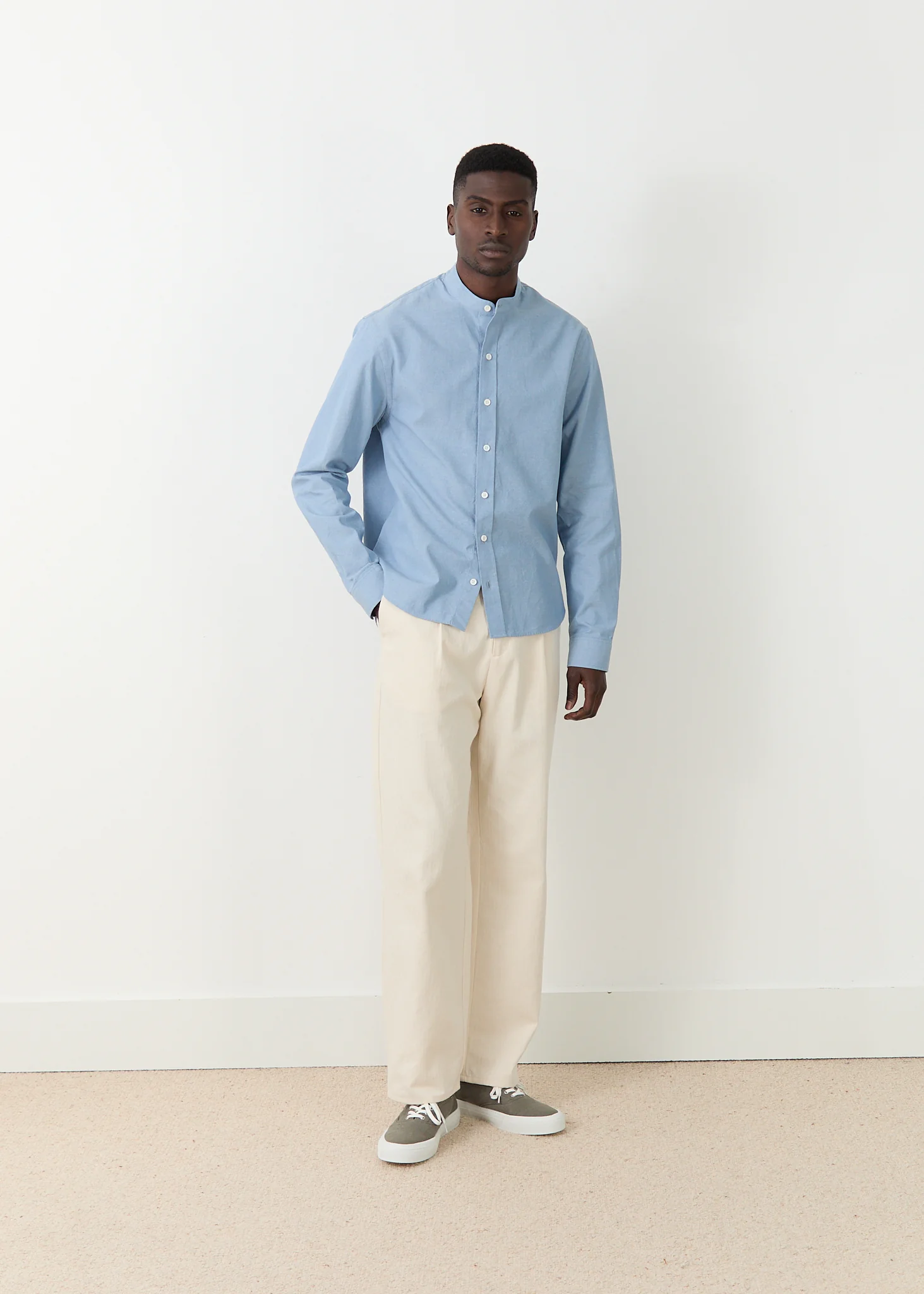 Chemise Arles bleu ciel - Image 3