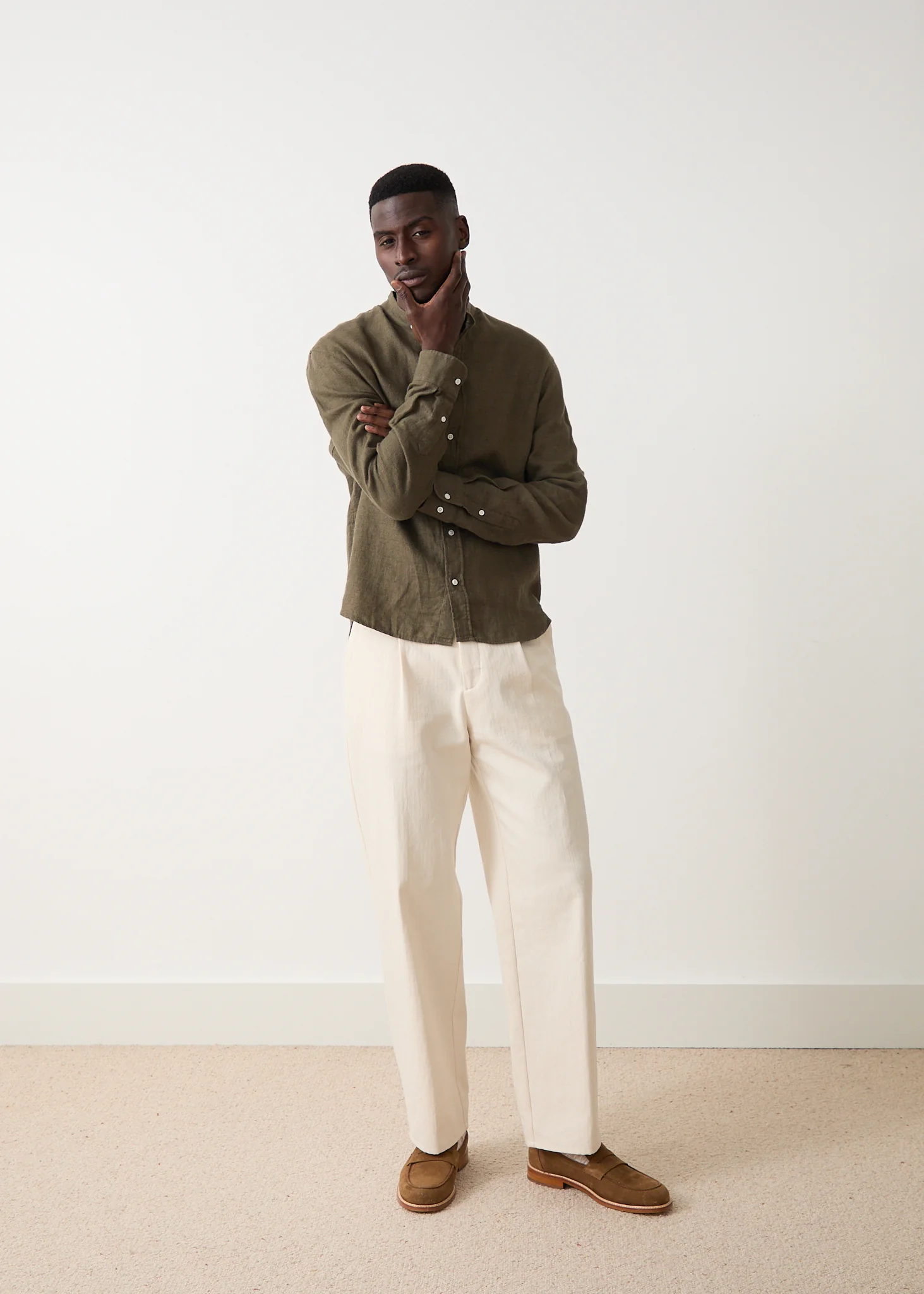 Chemise Arles kaki - Image 3