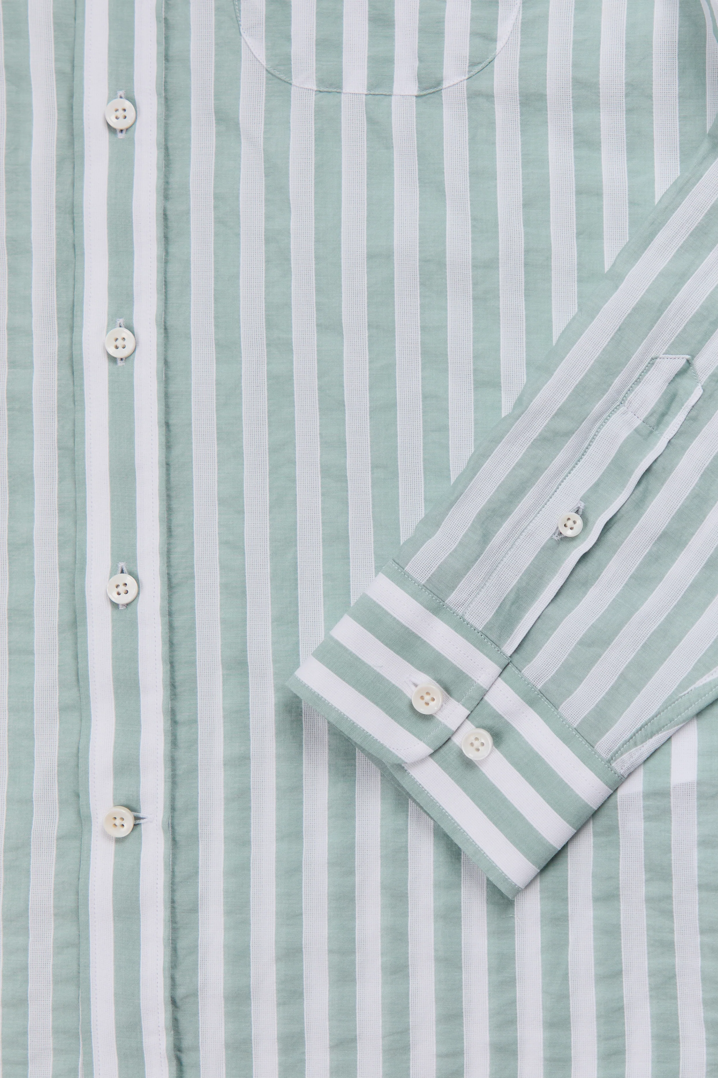 CHEMISE CALVI VERT-BLANC - Image 3