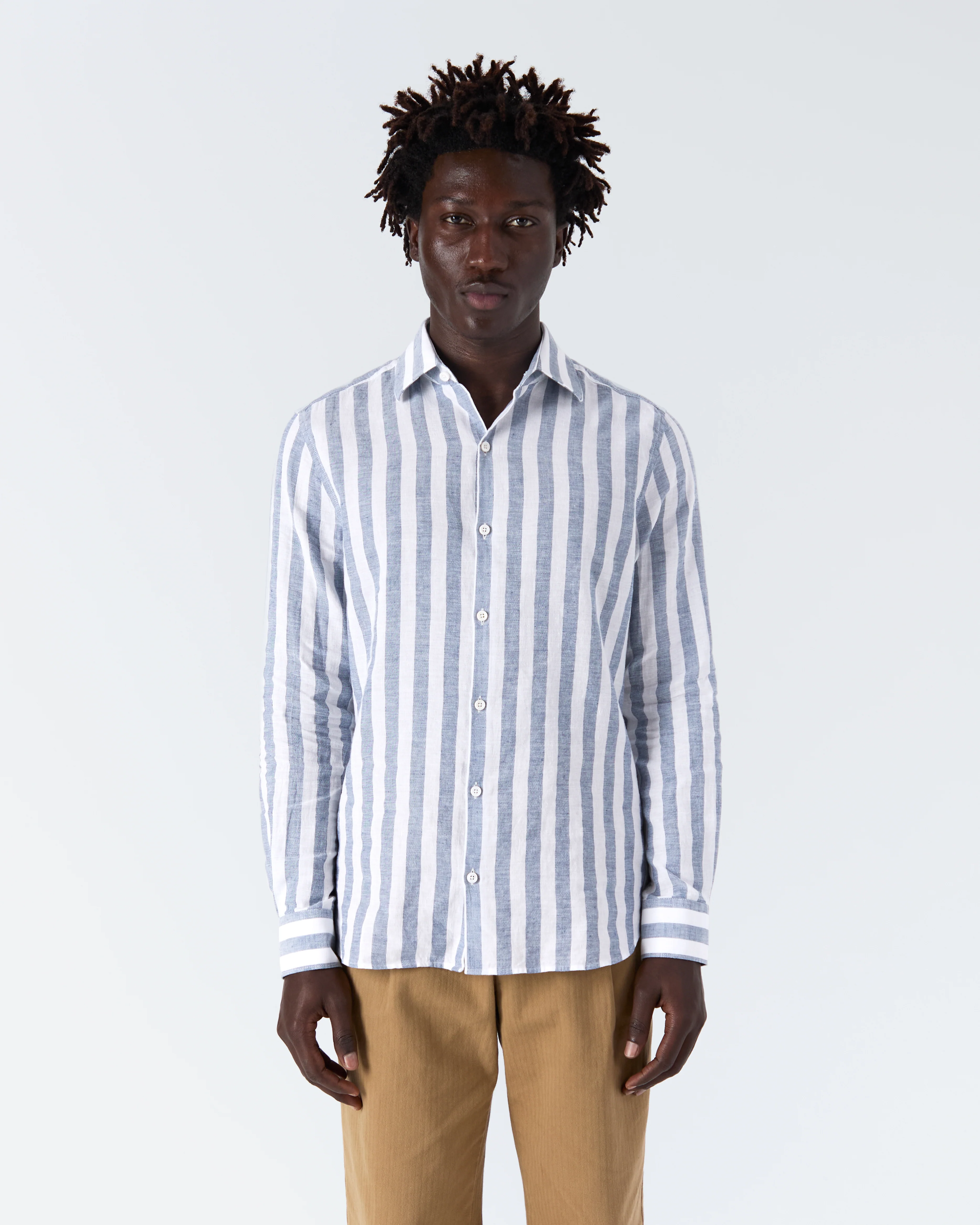 Chemise Volpaia blanc et bleu - Image 2