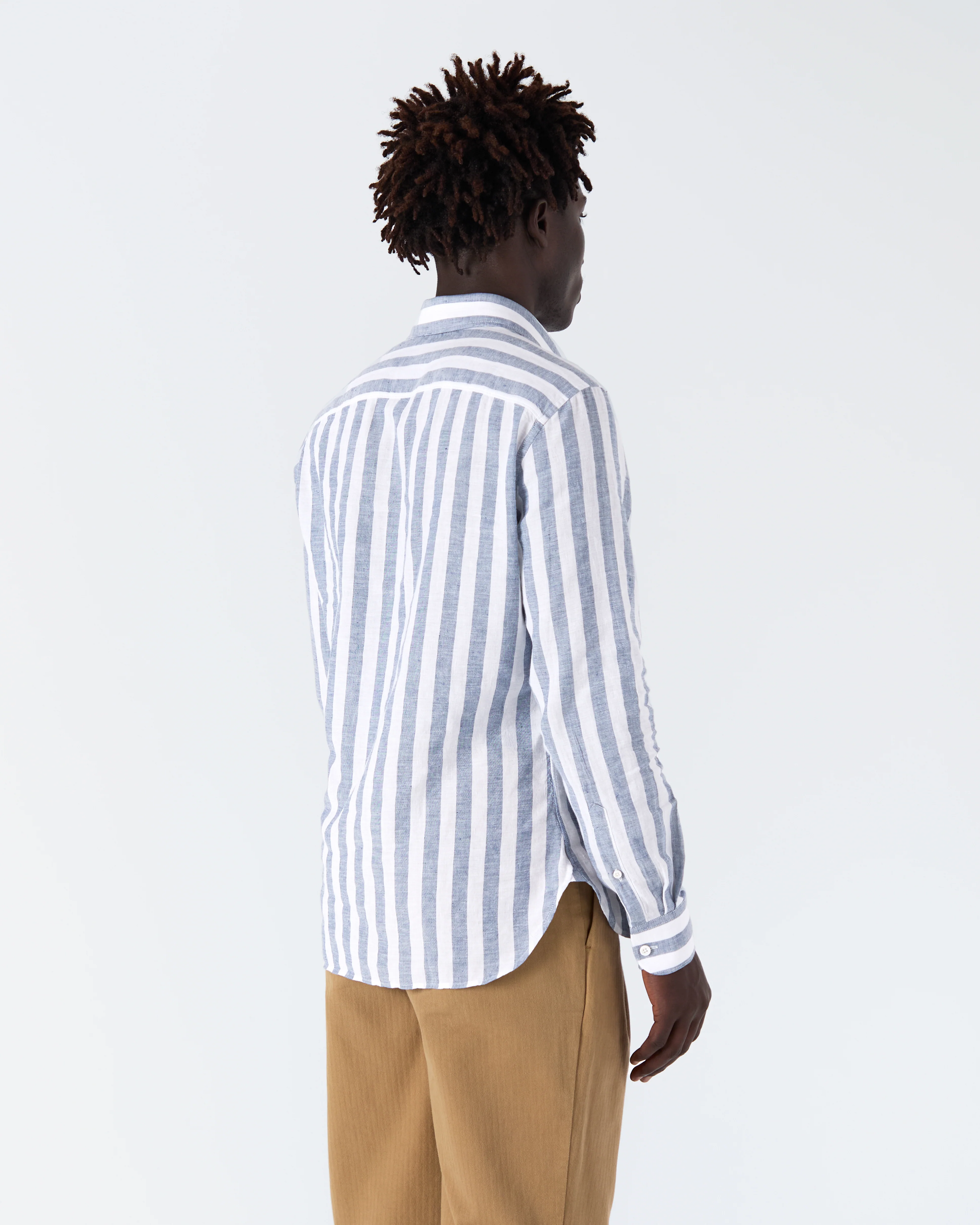 Chemise Volpaia blanc et bleu - Image 5