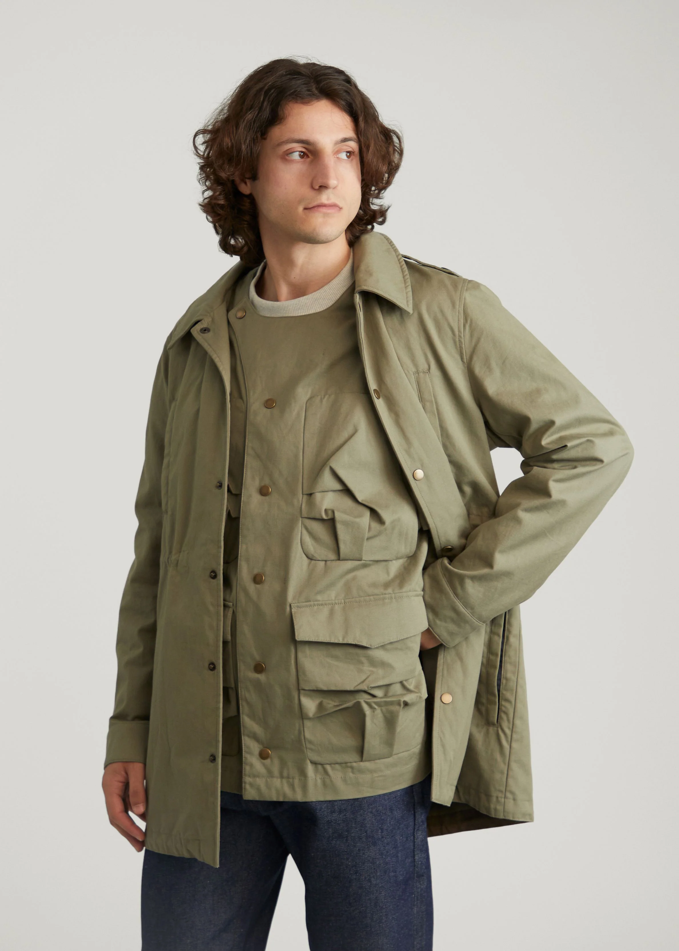 Gilet Sandviken kaki - Image 4
