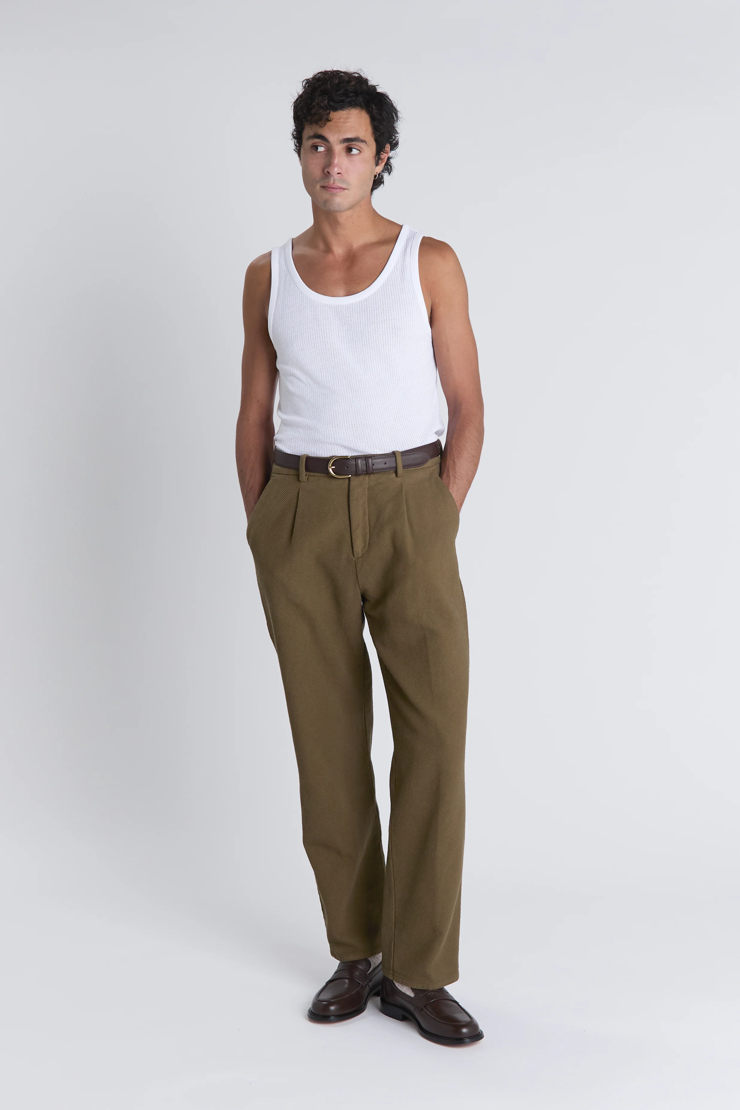 Pantalon Poetto kaki