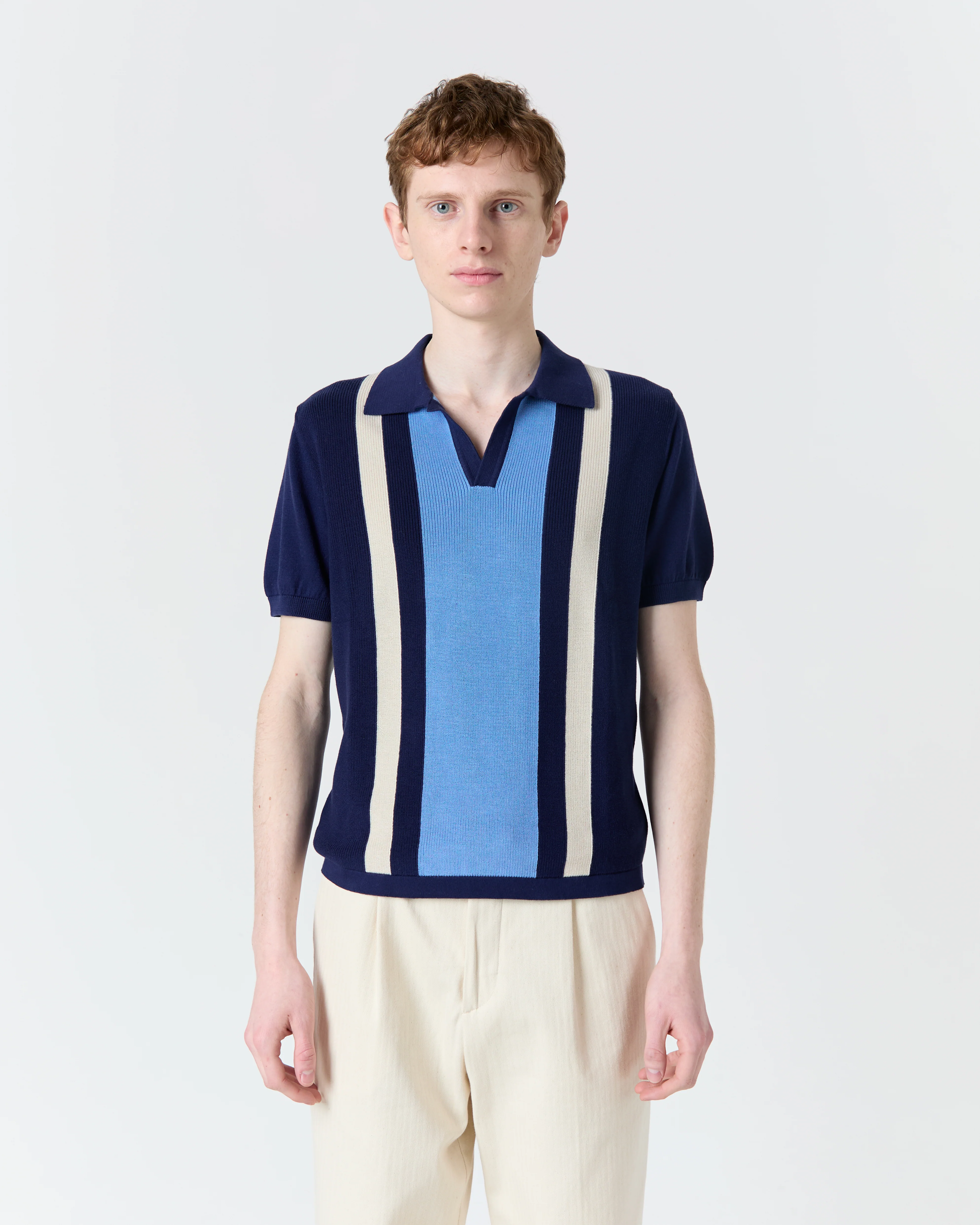 Polo Numana marine à rayures - Image 6