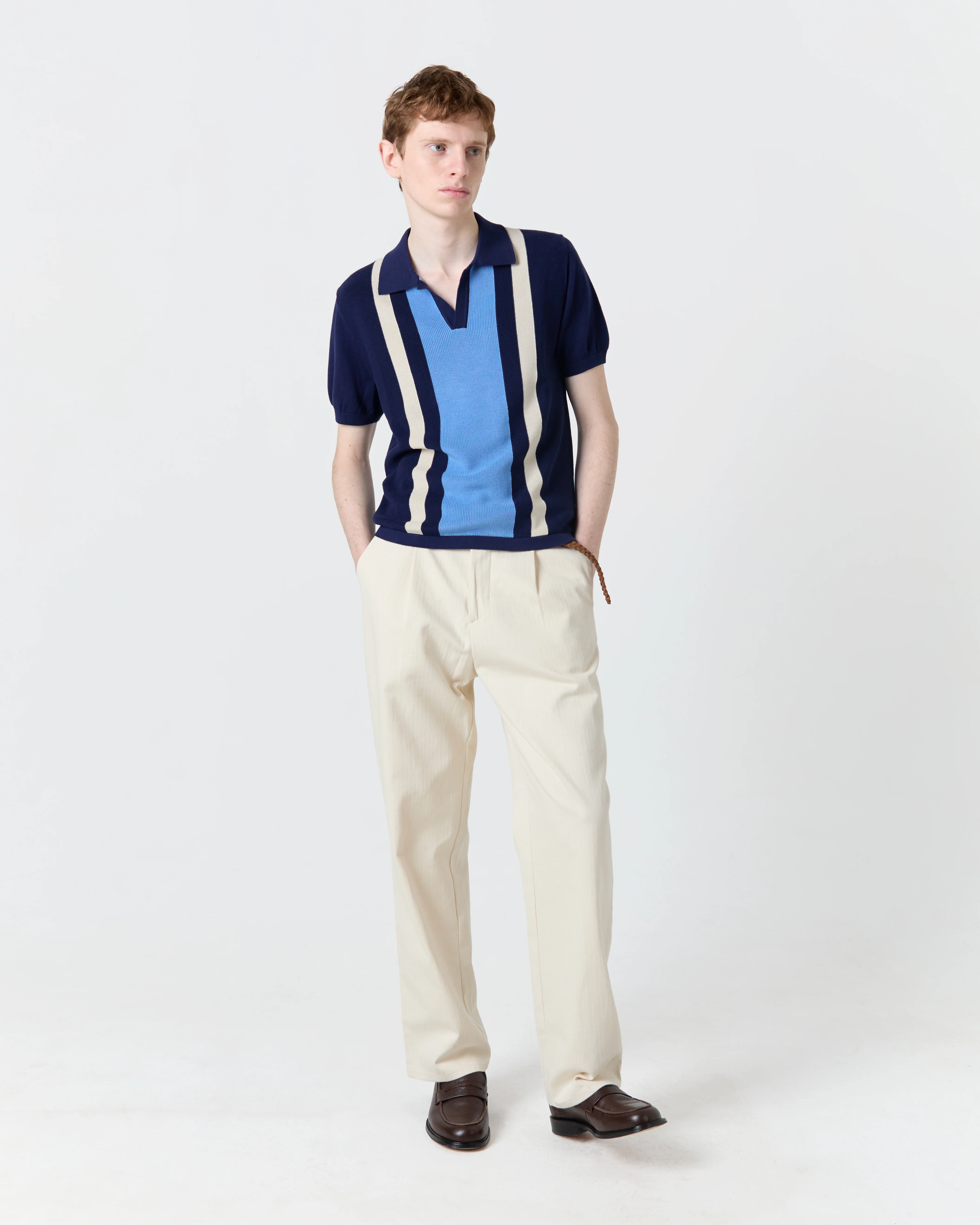 Polo Numana marine à rayures - Image 7