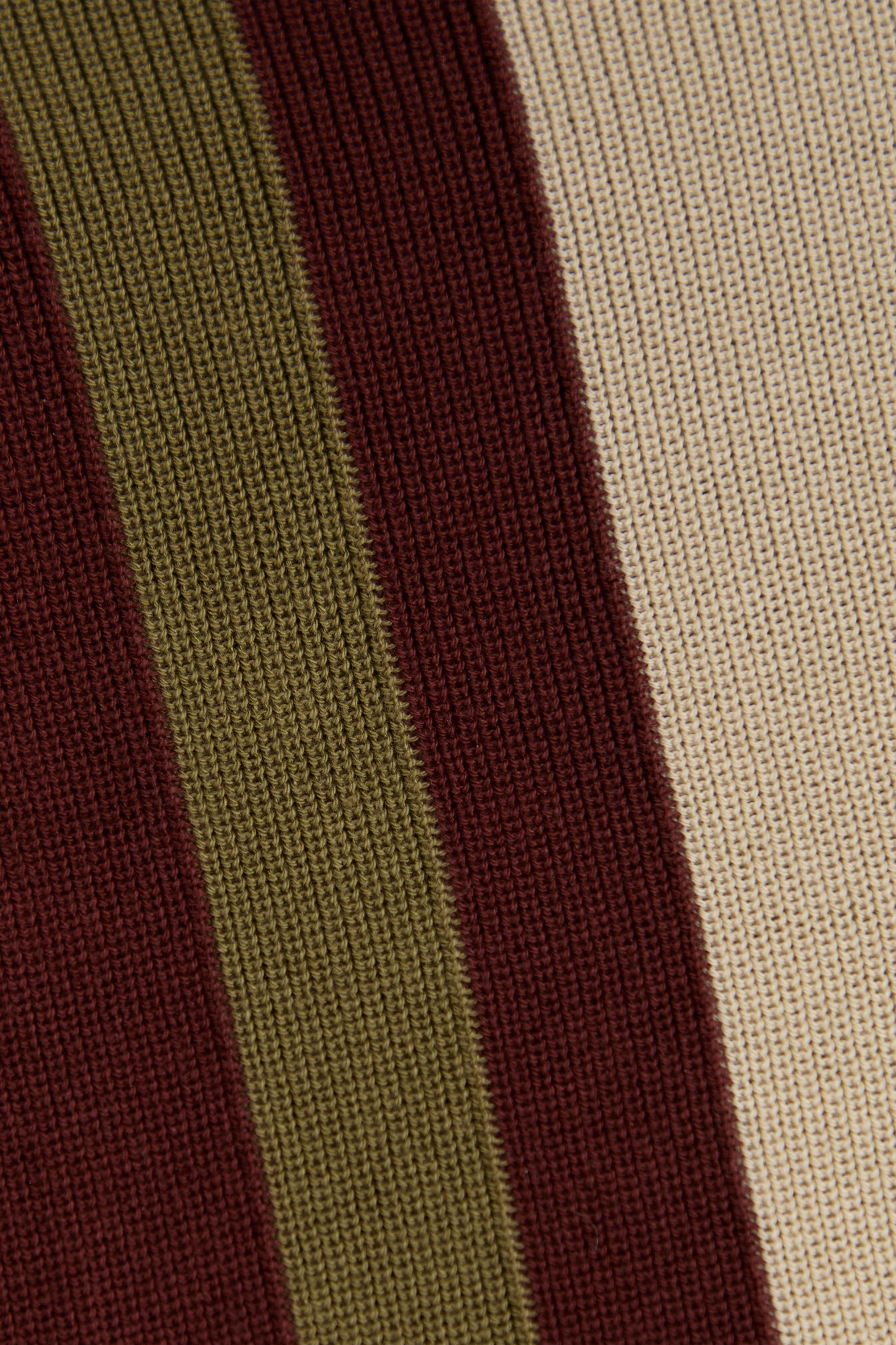 Polo Numana terracotta à rayures - Image 8