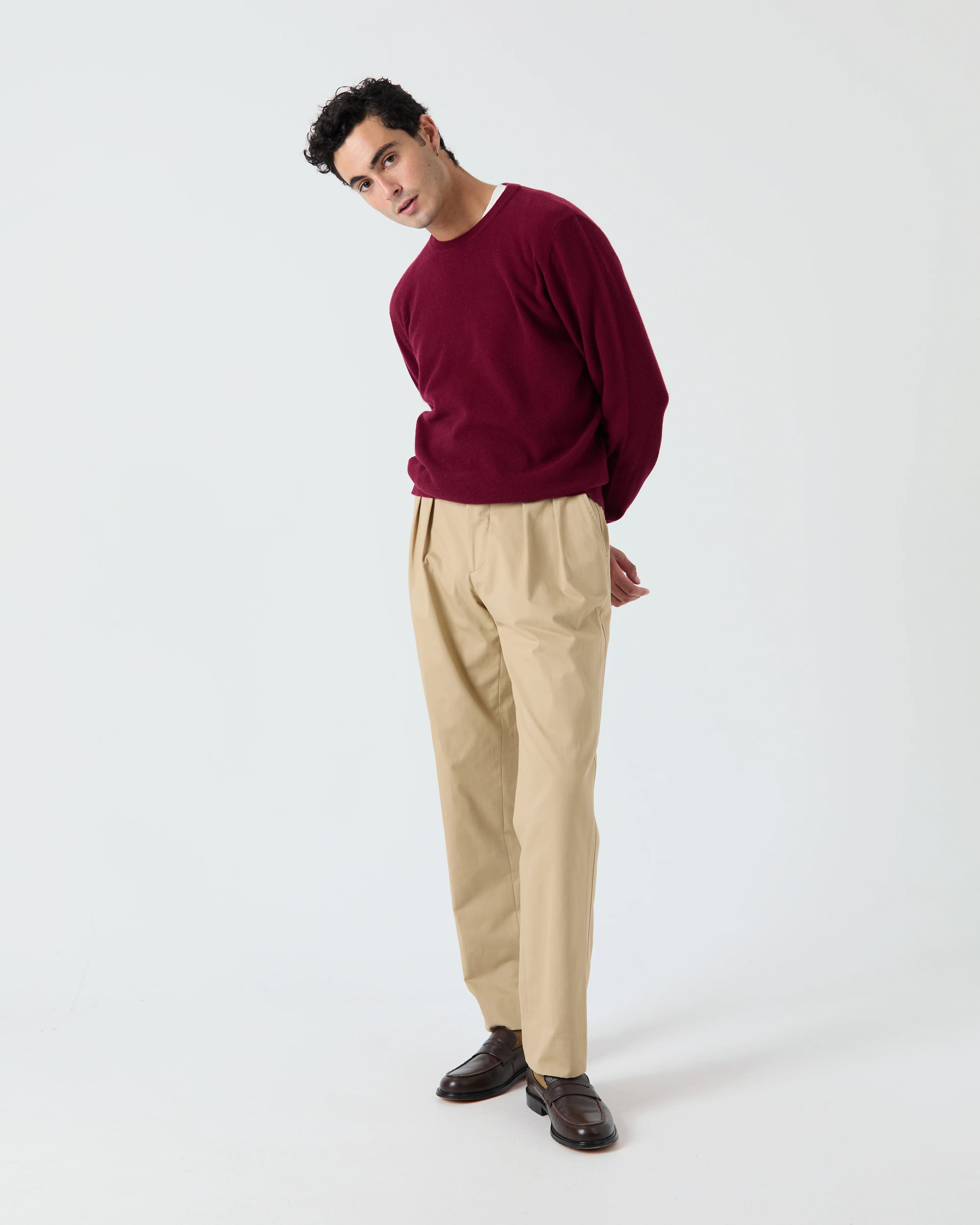 Pull Veneto bordeaux - Image 3