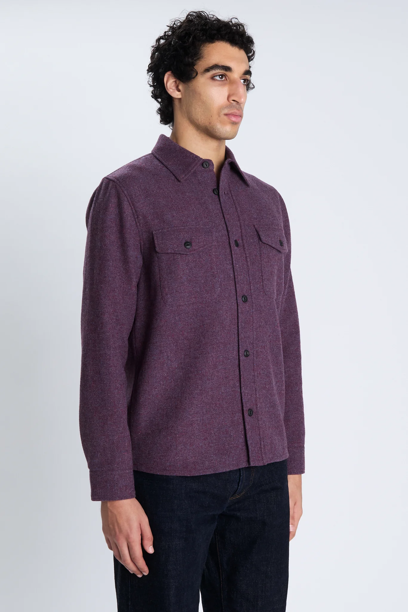 Surchemise Milo prune - Image 4