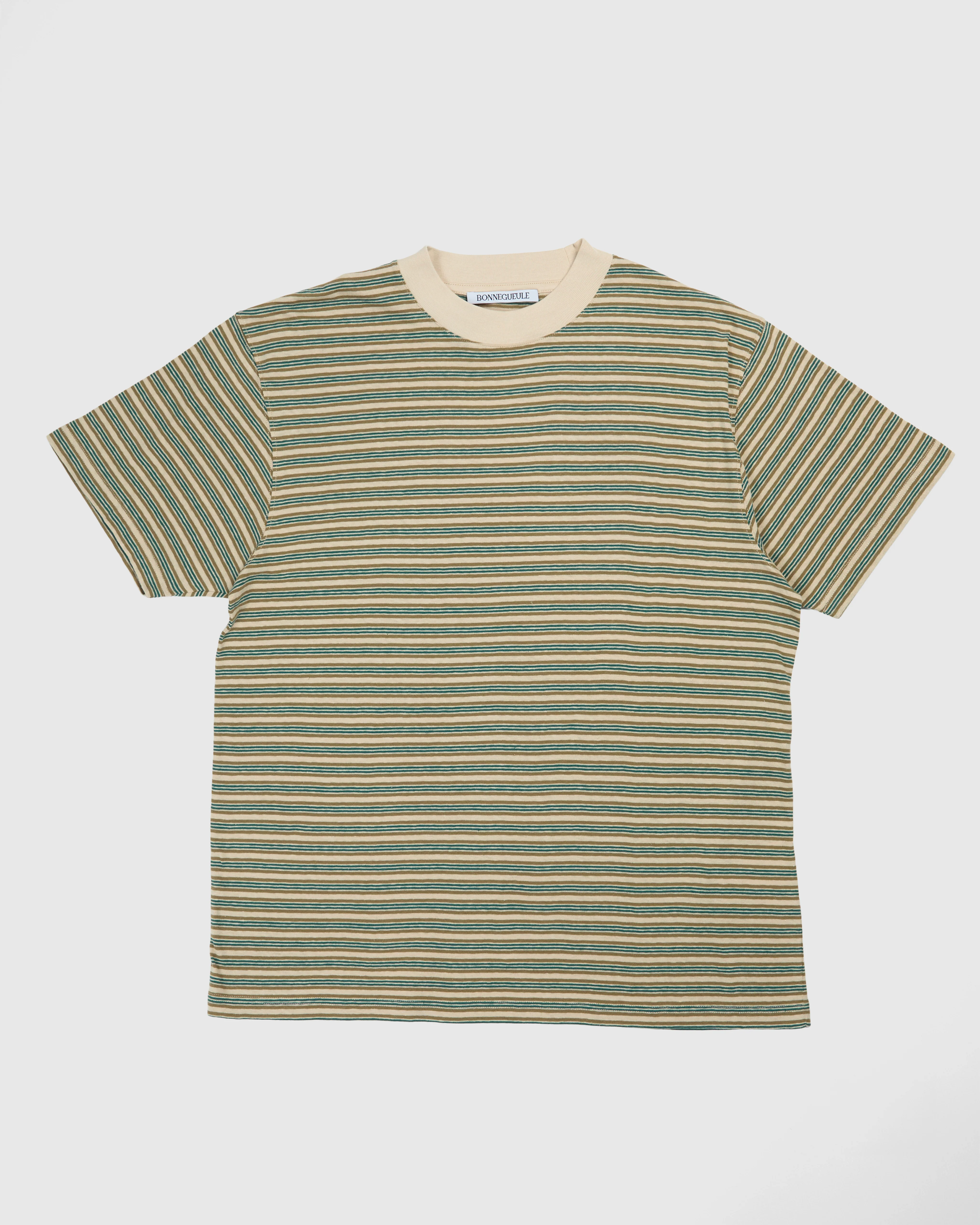 T-shirt Oregon kaki rayé - Image 3