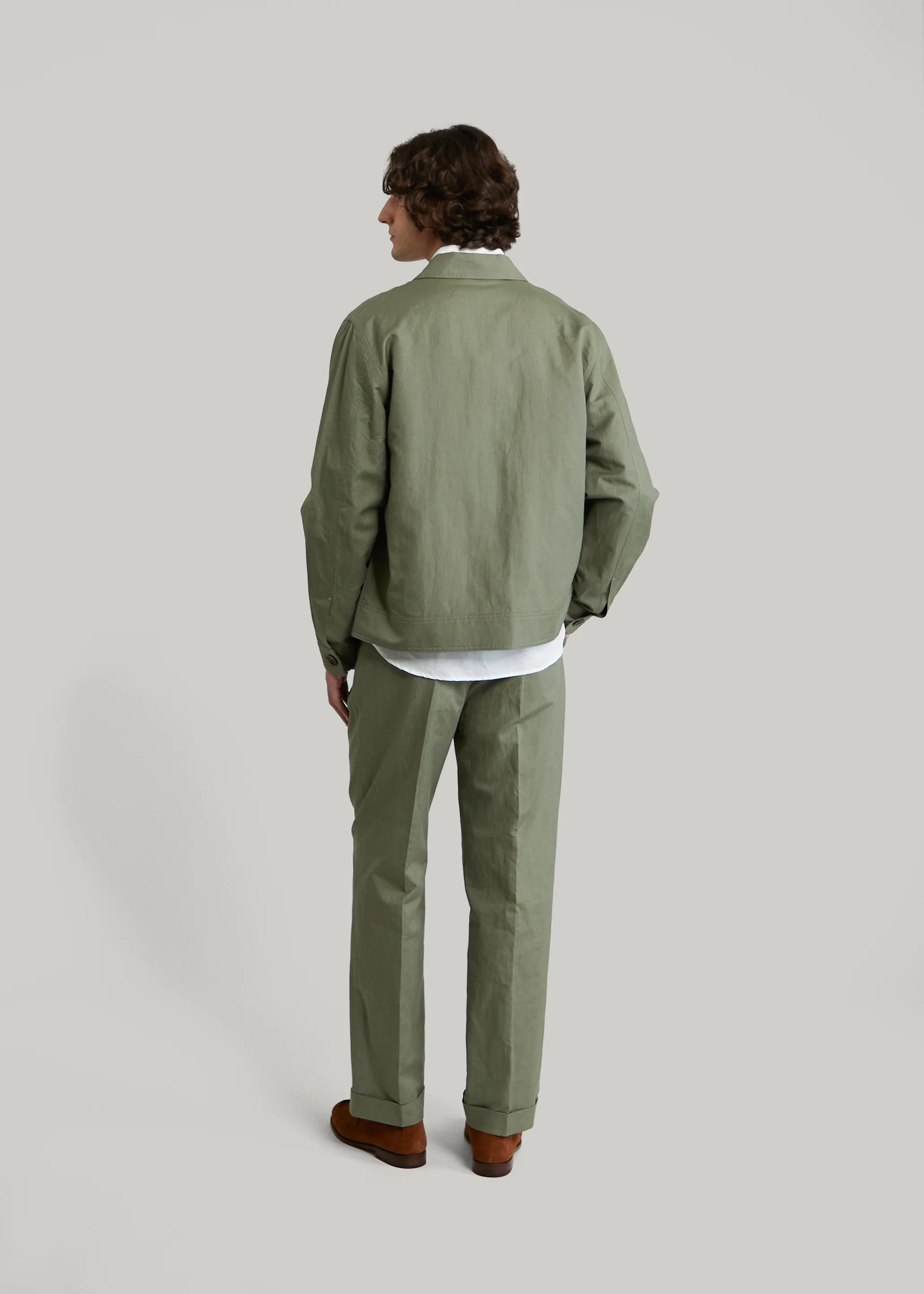 Veste Bergame vert sauge - Image 4